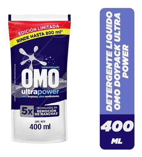 Omo Detergente Líquido Ultra Power 400m