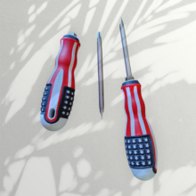 Destornillador americano doble punta