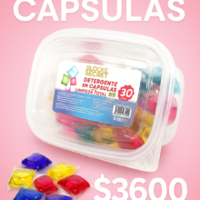 Detergente en capsulas 30 unidades