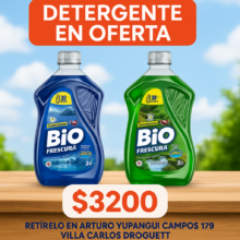 Detergente tipo Bio 3lts