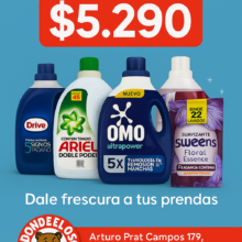 Pack un detergente bidon 3 lts mas un suavizante sweens