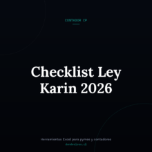 Check listo Ley Karin